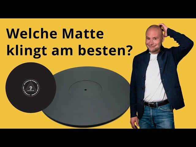 Plattenteller-Matten im Vergleich – welche Auflage klingt am besten?