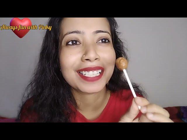 Lolipop eating challenge/Lolipop sucking bitting & eating