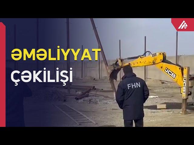 Masazır və Digahda tikililər söküldü - APA TV