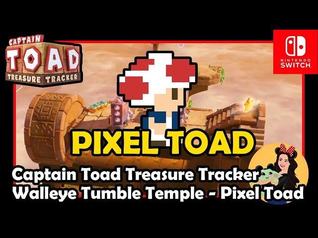 WALLEYE TUMBLE TEMPLE PIXEL TOAD (Episode 1 Level 2 (1-2)) - Captain Toad Treasure Tracker