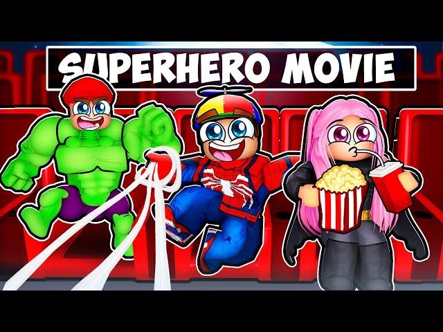 We Made a SUPERHERO MOVIE In Roblox!