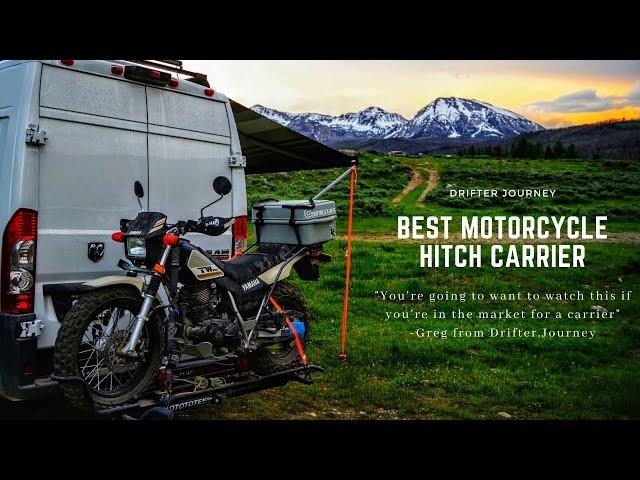 Best Mototote Motorcycle Carrier Review. Best Motorcycle Rack for Vanlife!