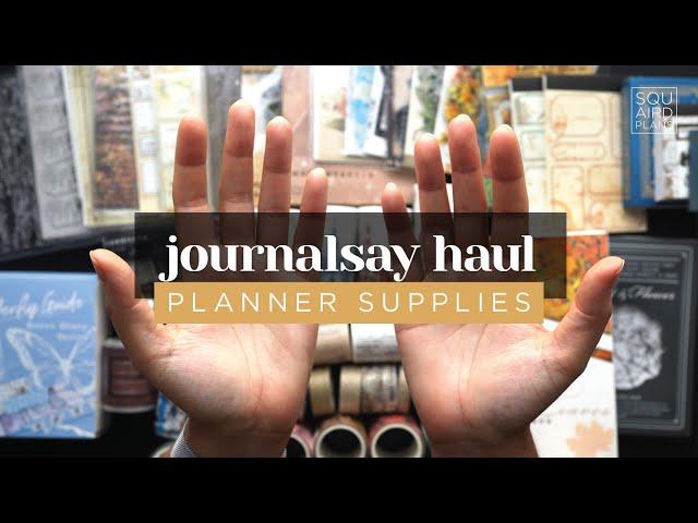 NEW JOURNALSAY STATIONERY HAUL! 2024 Planner Supply Unboxing