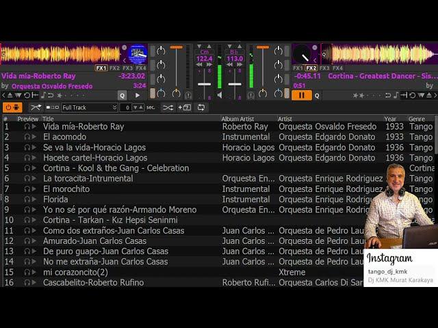 3 Hour Tango Music with Cortinas for Practice by Dj KMK