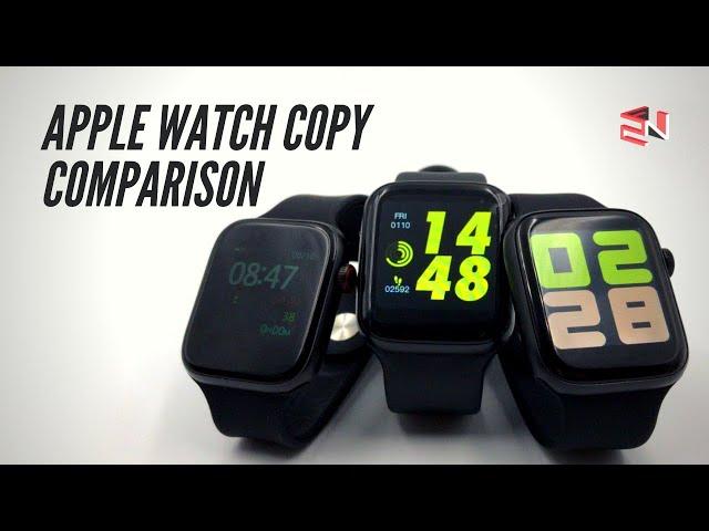 Apple Watch Knock Off Comparison (W4 vs W34 vs T55)