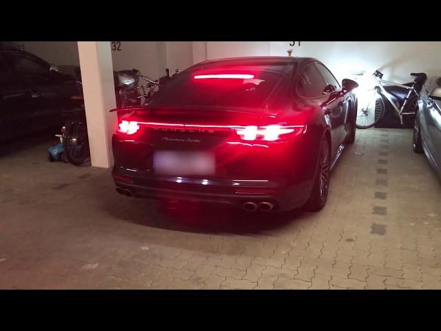 Porsche Panamera Turbo 550HP — Cold Start & Revs Pure Exhaust Sound with PSE *MONSTER* (HD)