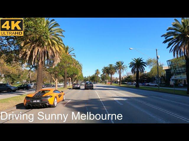 Driving On Sunny Saturday | Melbourne Australia | 4K UHD