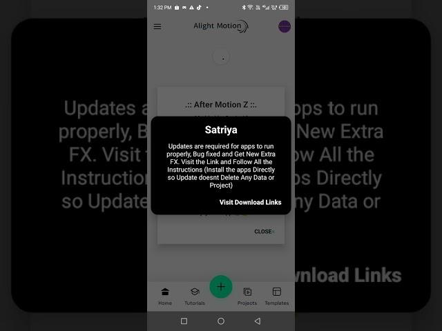I Got After Motion Z Update Required