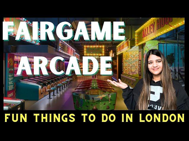 FAIRGAME | London’s Arcade Bar | Canary Wharf | Things to do in London with Friends |