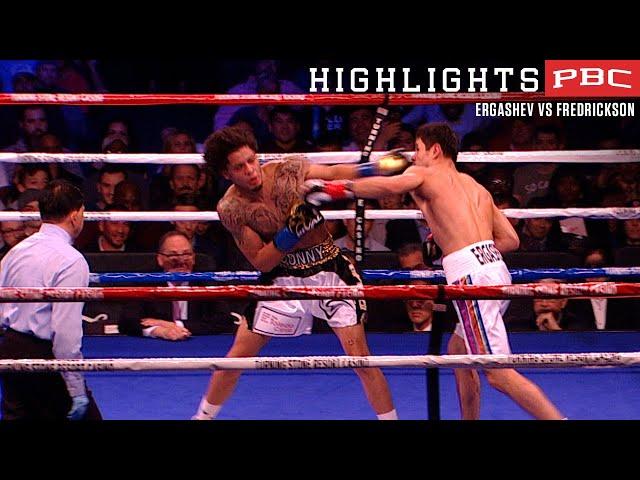 Ergashev TKO's Fredrickson in RD3 | Matias vs Ergashev: November 25, 2023 - PBC on Showtime