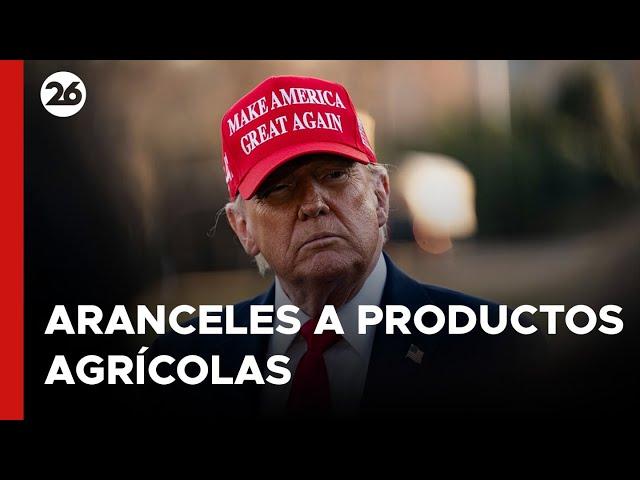 Trump anunció aranceles a las importaciones de productos agrícolas desde el 2 de abril