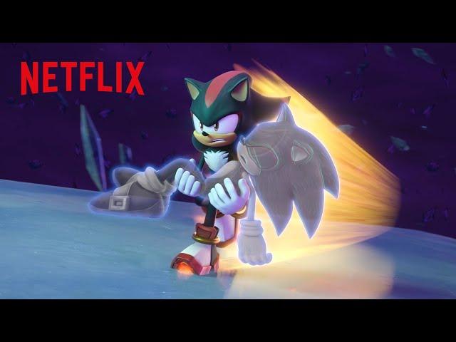 Shadow Saves Sonic?! | Sonic Prime | Clip | Netflix Anime
