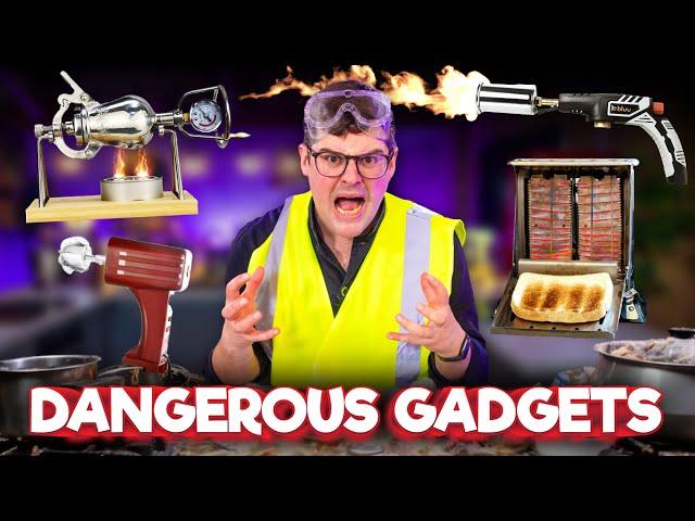 MOST DANGEROUS KITCHEN GADGETS Recipe Relay Challenge | Pass It On S3 E11 | Sorted Food