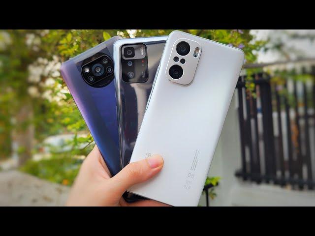 Poco F3 vs Poco X3 GT vs Poco X3 Pro Full Comparison (Display Speakers, Performance, Camera) !