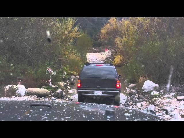 River crossing at Azusa canyon