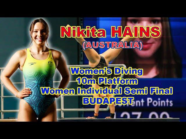 Womens diving | Review | Nikita HAINS [Australia] | 10m Platform