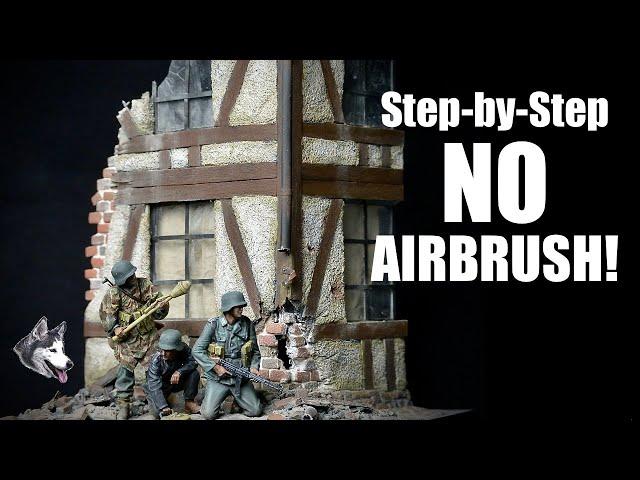 Scale Modeling Without an Airbrush: WWII Diorama!