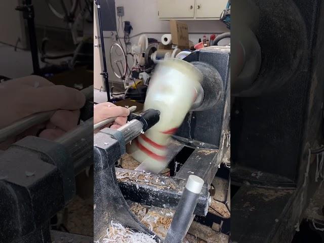 Wood Turning a Bowling Pin