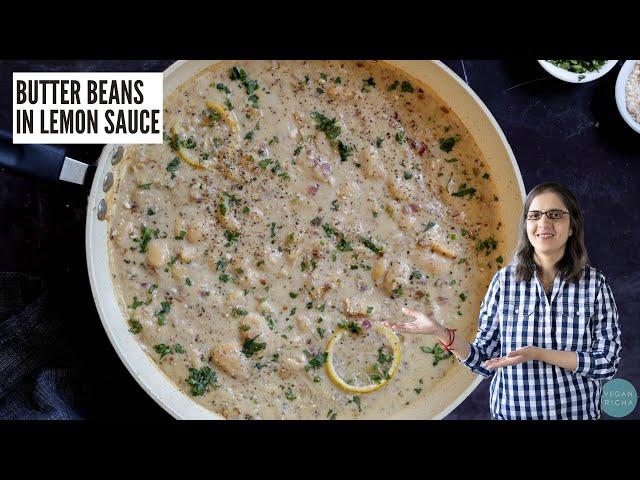  Level Up Your Beans with Garlic Lemon Sauce! | LEMON GARLIC BUTTER BEANS