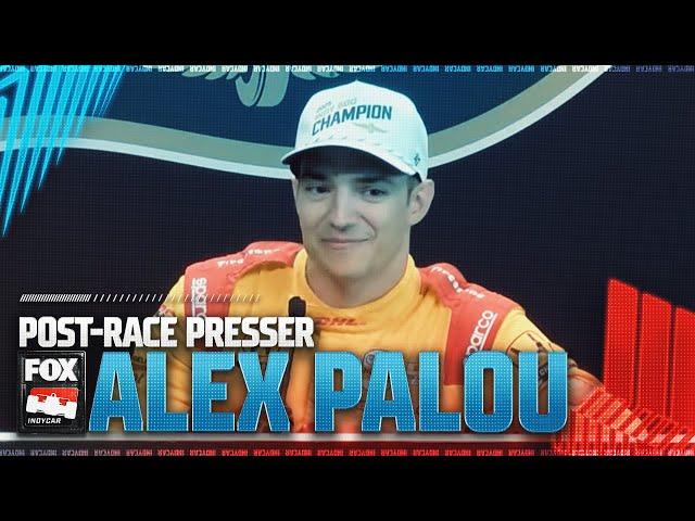 Indy 500 Post-Race Presser: Alex Palou | INDYCAR on FOX