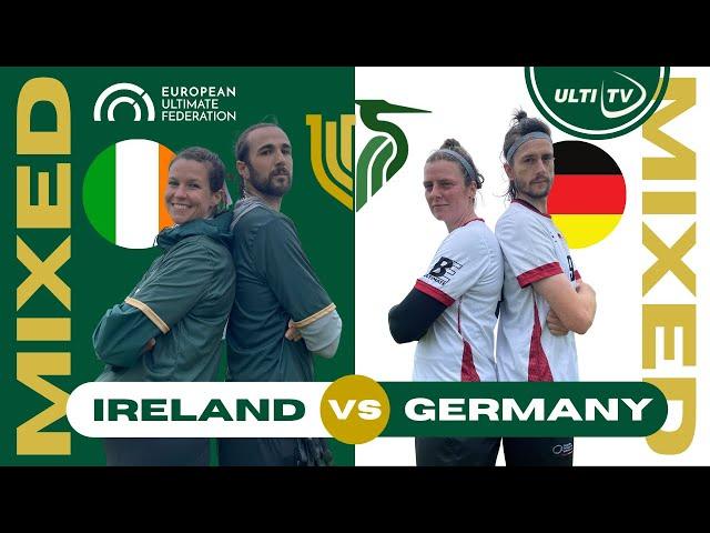 Ireland vs Germany — MIXED Pool OPENING GAME — European Ultimate Championships #EUC2023