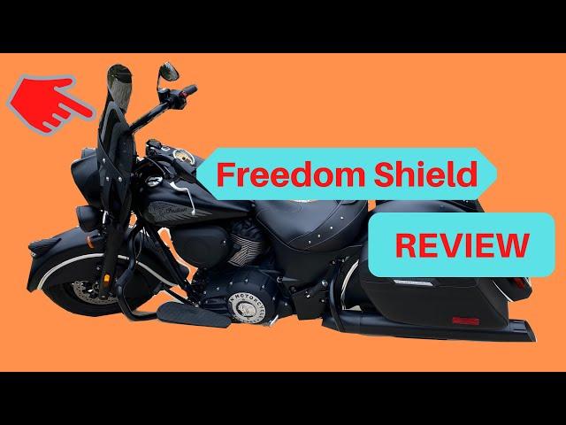 Freedom Shield Review | Test Ride | Indian Chief Dark Horse Motorcycle