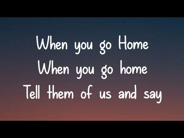 WHEN YOU GO HOME ||(Lyrics ) Covered By Vahboi Haokip |