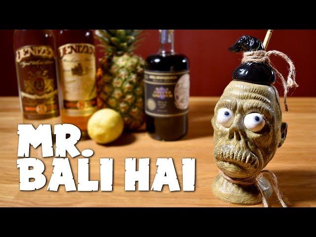 Mr. Bali Hai - a Tiki Drink with Rum, Coffee Liqueur & Pineapple