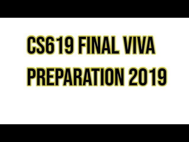 final viva presentation VU CS619 project complete guide 2020 virtual university