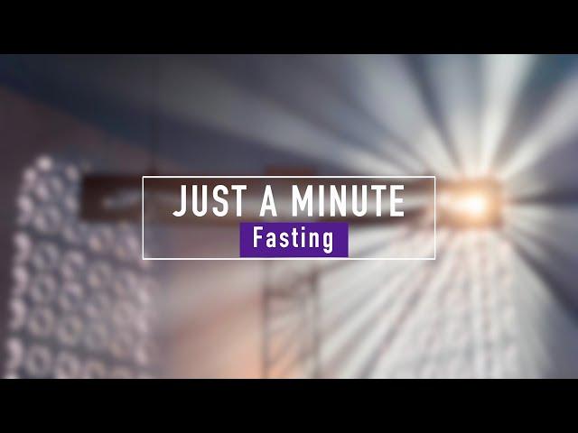 Just A Minute   Rob O'Hara speaks about Fasting