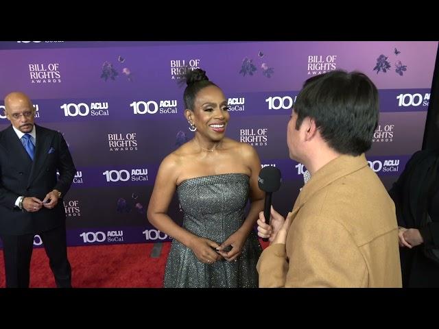 Sheryl Lee Ralph Carpet Interview at ACLU of Southern California's Bill of Rights Awards 2024