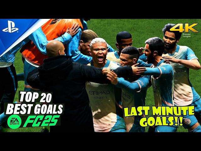 FC 25 - All Last-Minute Goal Celebrations! | Premier League | PS5 4K