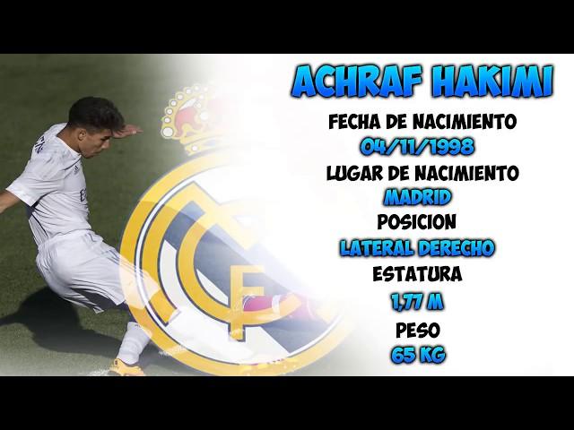 Achraf Hakimi • Skills  Goals • Real Madrid 2016/2017