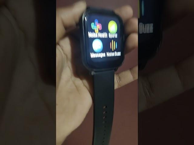 my smartwatch for doing the videos//Noise Icon Buzz.