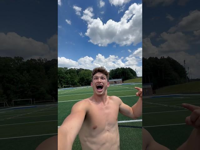 How far can a meatball be thrown into my ? #trickshot #sports #football #funny