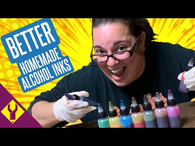 *SEE UPDATED VIDEO* How to make BETTER homemade Alcohol Inks