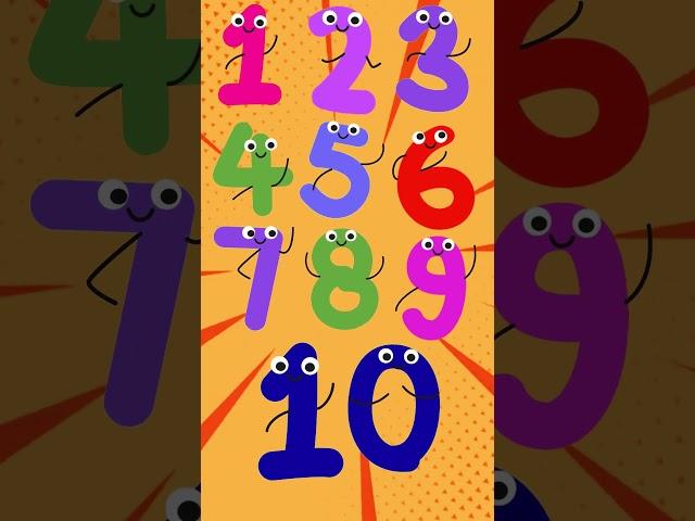 Simple Counting Song For Toddler Education! Counting Numbers from 1 to 10! Songs For Early Learning