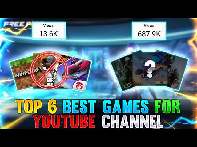 Top 6 Best Mobile Games For Gaming Channel