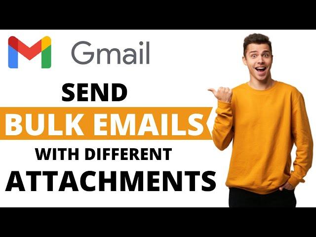 How To Send Bulk Emails Using Gmail With Different Attachments 2022 | Mergo Mail Merge