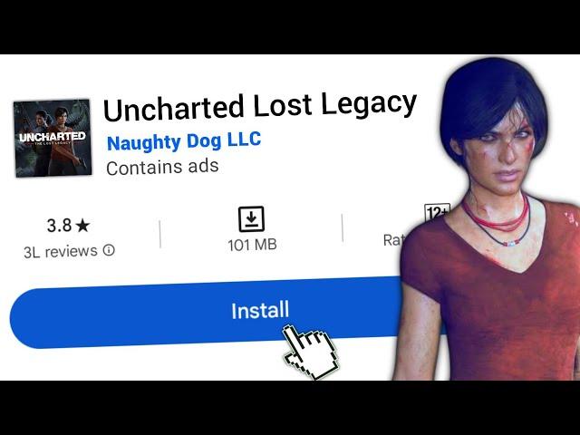 Playing Uncharted Lost Legacy on Mobile !! 