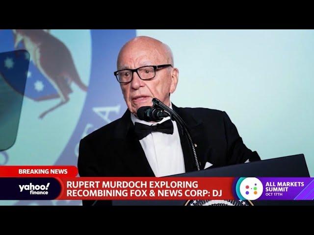 Rupert Murdoch explores combining Fox and News Corp: Report