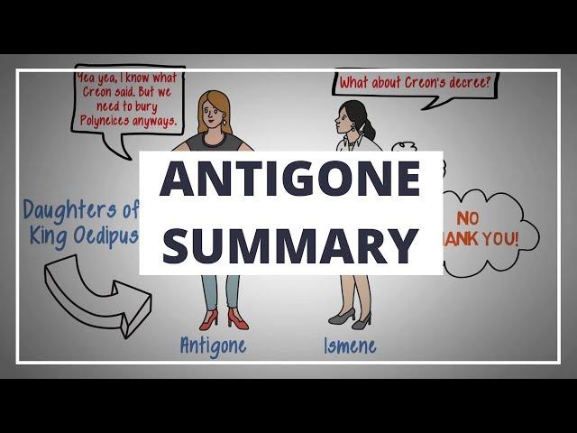 ANTIGONE BY SOPHOCLES - ANIMATED PLAY SUMMARY