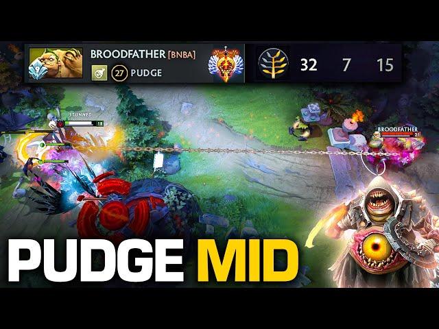 Why Farm Creeps When Pudge Can Farm Heroes? Insane 32 KILL in 33 Mins! | Pudge Official