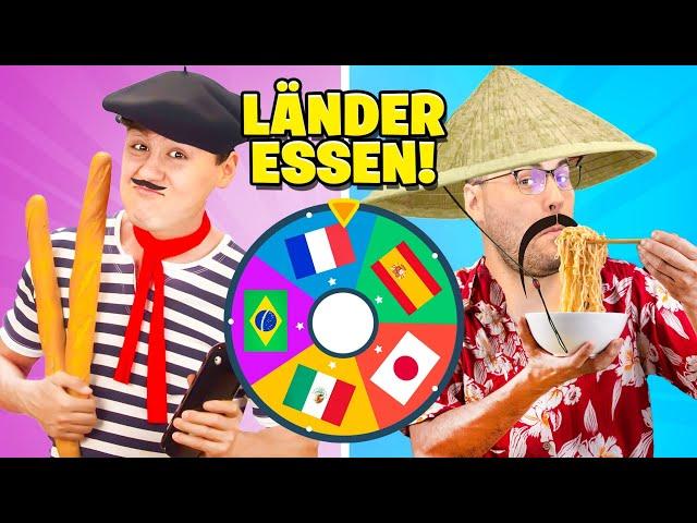 WIE SCHMECKT DIE WELT?! - LÄNDER ESSEN CHALLENGE!