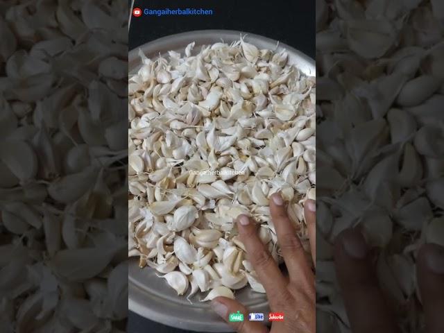 How to preserve Garlic/#gangaiherbalkitchen