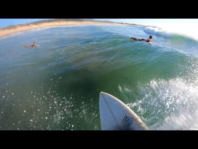 POV Surfing RAW | offshore perfect 1 foot waves | #progression