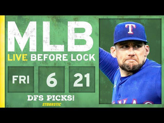 MLB DFS Picks Today 6/21/24: DraftKings & FanDuel Baseball Lineups | Live Before Lock