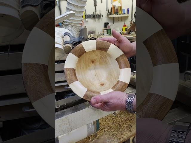 тарелка и трёх дерев #токарка #столярка #изделияиздерева #woodworking #diy #творчество #хобби