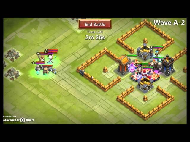 CastleClash: Wave A Clover Base Th 8