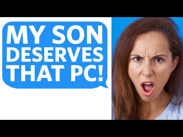 Karen DEMANDS I give her SPOILED CHILD a brand new GAMING PC for CHRISTMAS - Reddit Podcast